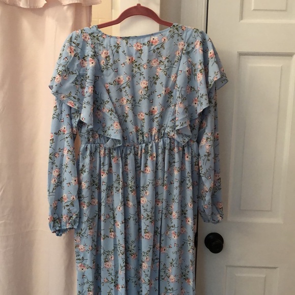 Shein Floral Maxi Dress - Picture 4 of 4